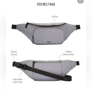 VSX Gray Reflective Pack Belt Bag